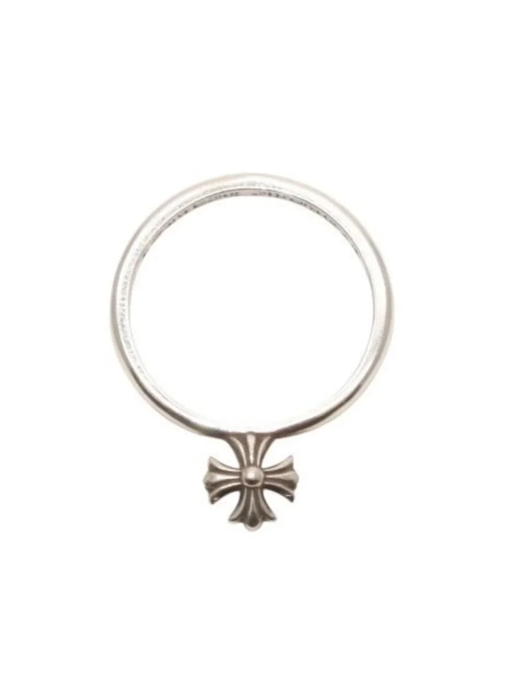 Chrome Hearts Bubble Gum Stand CH Plastic Sling Ring 925 Sterling Silver